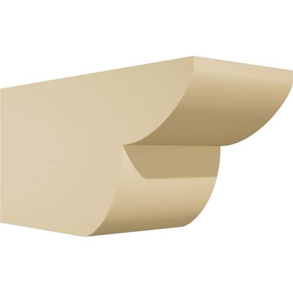 Ekena Millwork Standard Crestline 5 in. W x 6 in. H x 12 in. D Signature Urethane Rafter Tail Outlooker