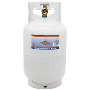 10 lbs. Empty Propane Cylinder with Overflow Protection Device