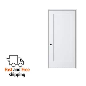 MMI DOOR Shaker Flat Panel 32 in. x 80 in. Left Hand Solid Core