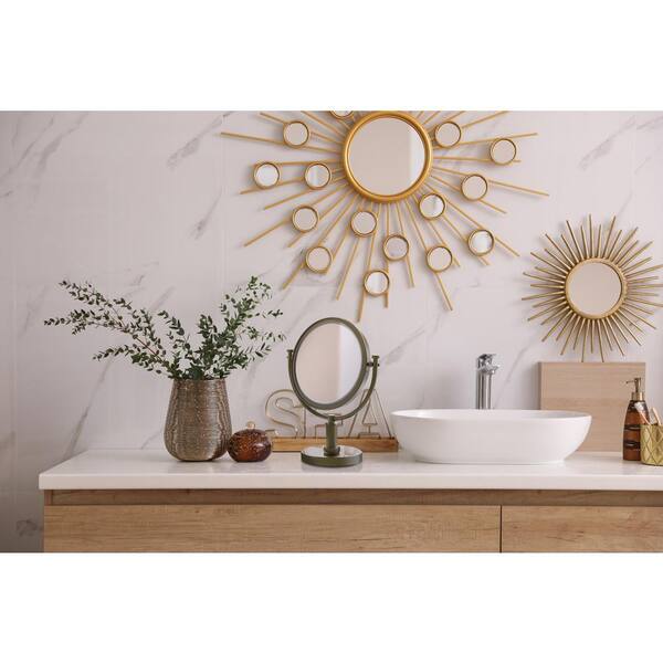 Round Gold Kids Mirror