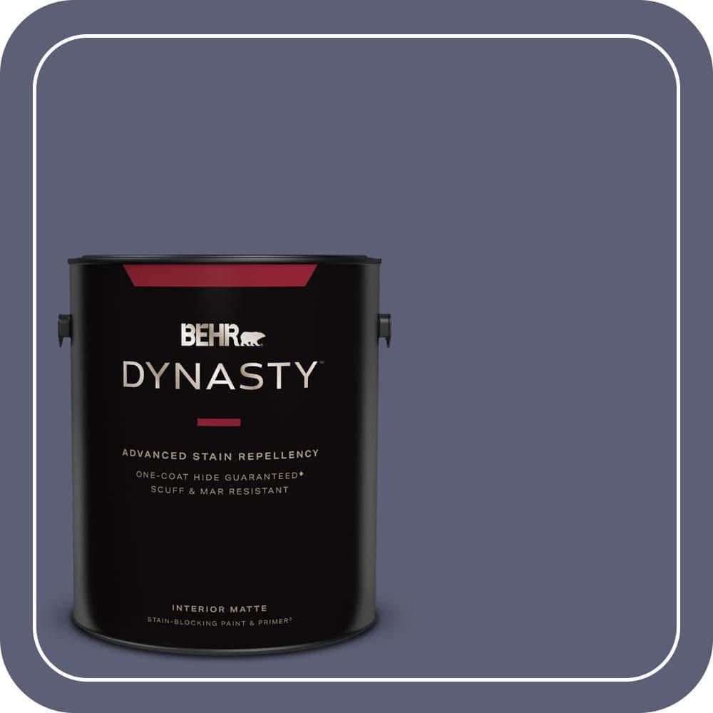 1 gal. #S560-6 Blue Blood One-Coat Hide Matte Interior Stain-Blocking Paint & Primer price history on PriceWatchPro