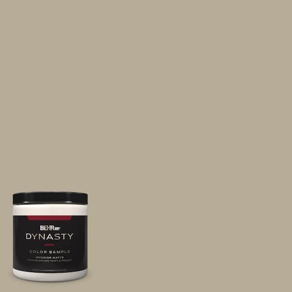 BEHR DYNASTY 8 oz. N3104 Desert Khaki OneCoat Hide Matte Stain