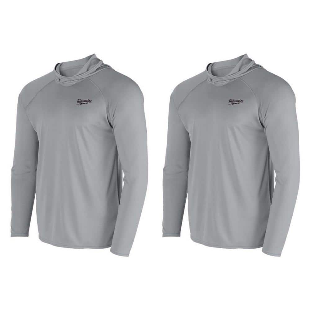 Men's 3X-Large Gray WORKSKIN Hooded Sun Shirt (2-Pack) price history on PriceWatchPro