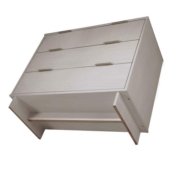 Manhattan Comfort Granville Light Grey 5-Drawer 37.8 in. W