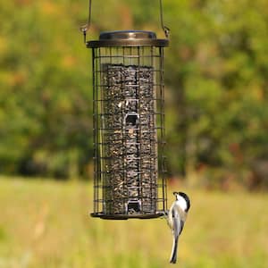 Tan Squirrel Stumper Squirrel Resistant Metal Wild Bird Feeder - 3 lb. Capacity