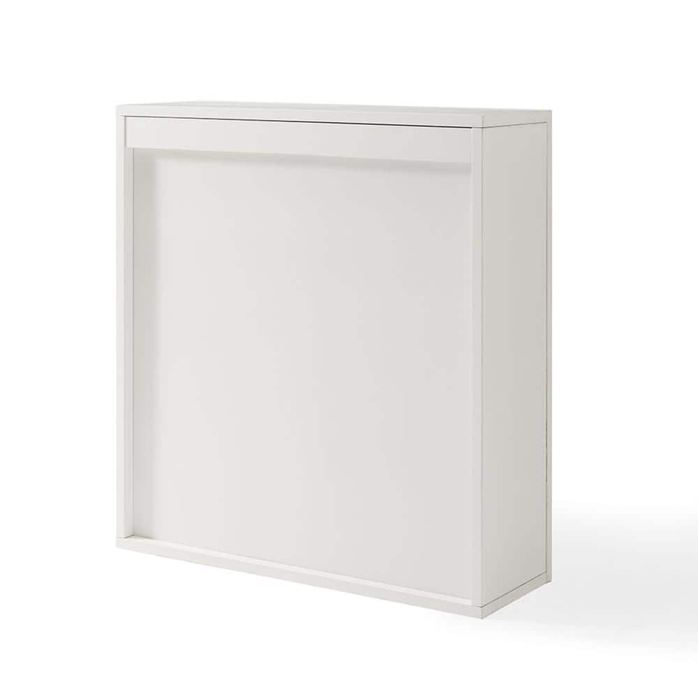 Tara Vintage White Pine Wall Cabinet with Antique Bronze Hardware
