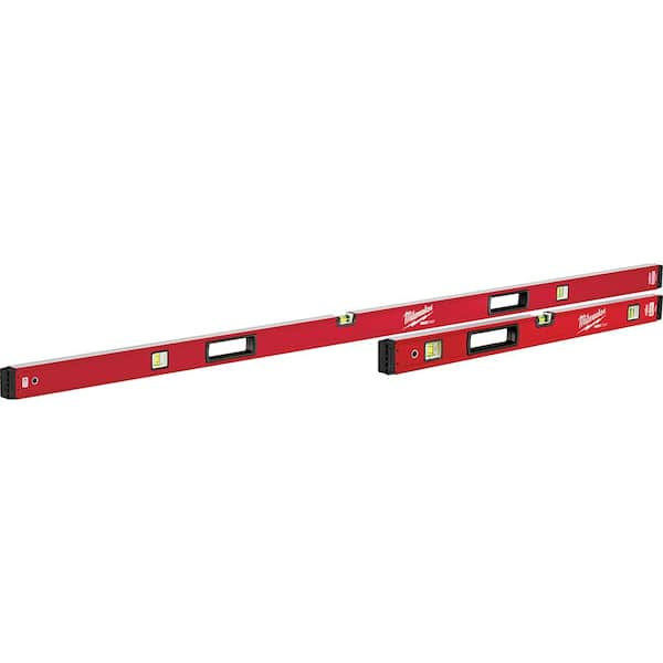 Milwaukee 78 in. REDSTICK Magnetic Box Level MLBXM78 - The Home Depot