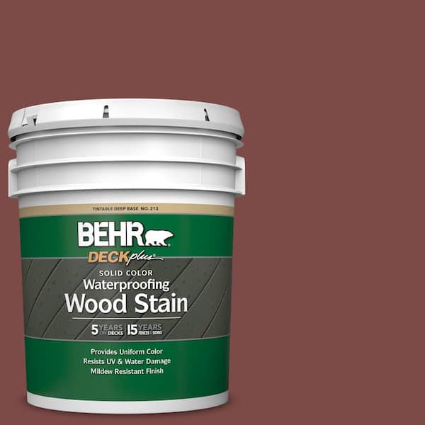 5 gal. #SC-118 Terra Cotta Solid Color Waterproofing Exterior Wood Stain