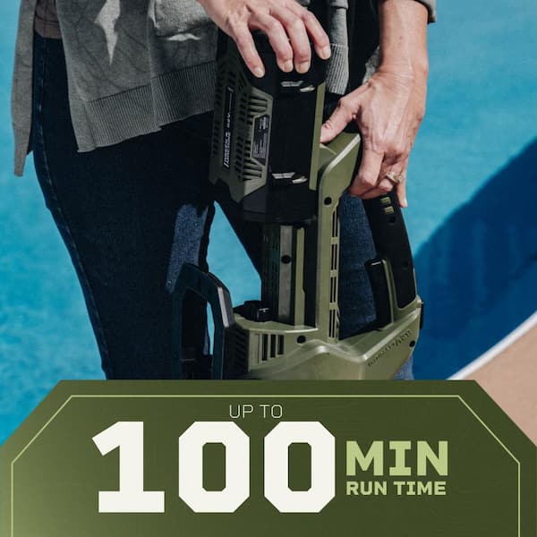 エルマグリーンII Green Machine 62-Volt 113 MPH 600 CFM Battery Lithium-Ion