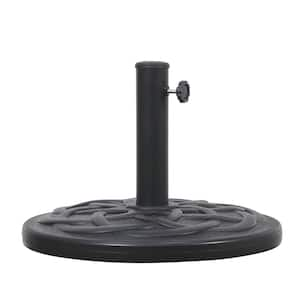 27 lbs. Heavy-Duty Patio Umbrella Base in Black