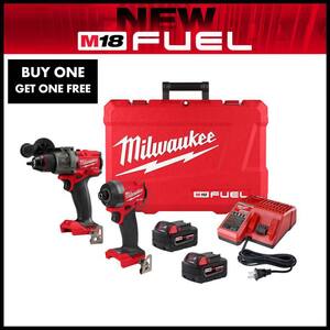M18 FUEL 18V Lithium-Ion Brushless Cordless Hammer Drill and Impact Driver Combo Kit (2-Tool) with 2 Batteries