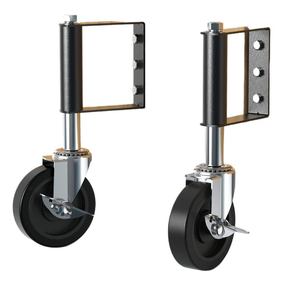 Angel Sar Heavy-duty Gate Casters with Spring Shock-Absorbing ...