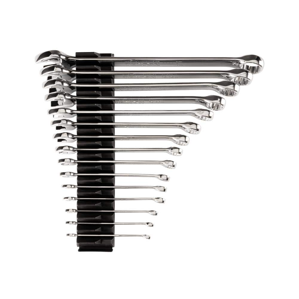 TEKTON 1/4 - 1 in. Combination Wrench Set with Modular Slotted