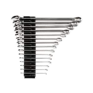 1/4 - 1 in. Combination Wrench Set with Modular Slotted Organizer (15-Piece)