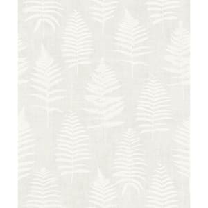 Bracken Light Grey Fern Paper Strippable Roll (Covers 56.4 sq. ft.)