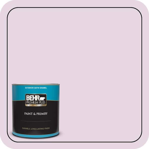 BEHR PREMIUM PLUS 1 qt. #CE-03 Unfading Dusk Satin Enamel Exterior Paint & Primer