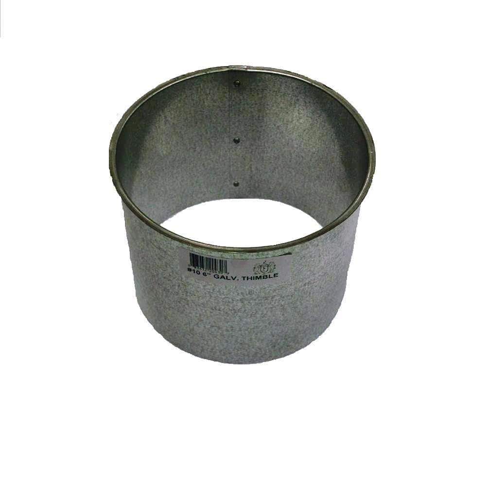 6 in. Smoke Pipe Wall Thimble