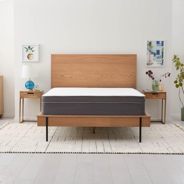 Linenspa Essentials Queen Plush Gel Memory Foam Hybrid 12 in. Bed-in-a-Box Mattress