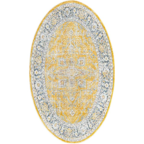 Baracoa Prado Yellow 3' 3 x 5' 3 Area Rug