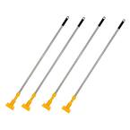 55 in. Jaw Fiberglass Mop Handle, Gray (4-Pack)
