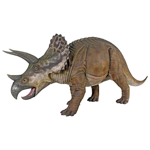 Design Toscano 62.5 in. H Jurassic Sized Triceratops Dinosaur Statue
