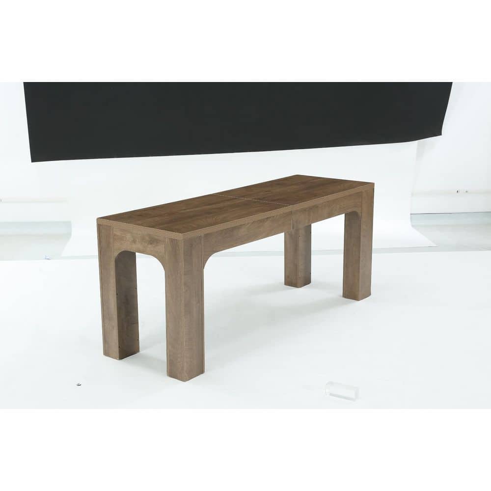 Farmhouse Style Rustic Brown Wood 70.9 in. 4 Legs Base Dining Table Seats 6 Rectangle Table with Heavy Duty Legs price history on PriceWatchPro