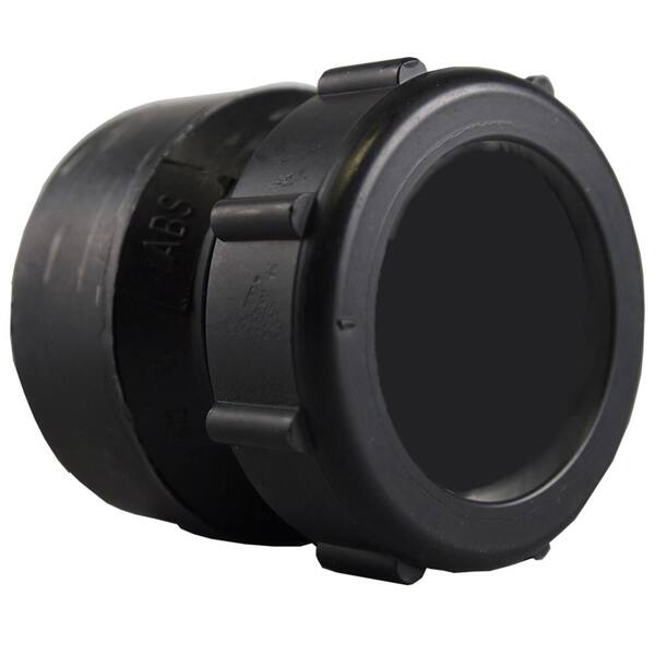 Charlotte Pipe 2 in. ABS DWV Hub x Slip Joint Trap Adapter