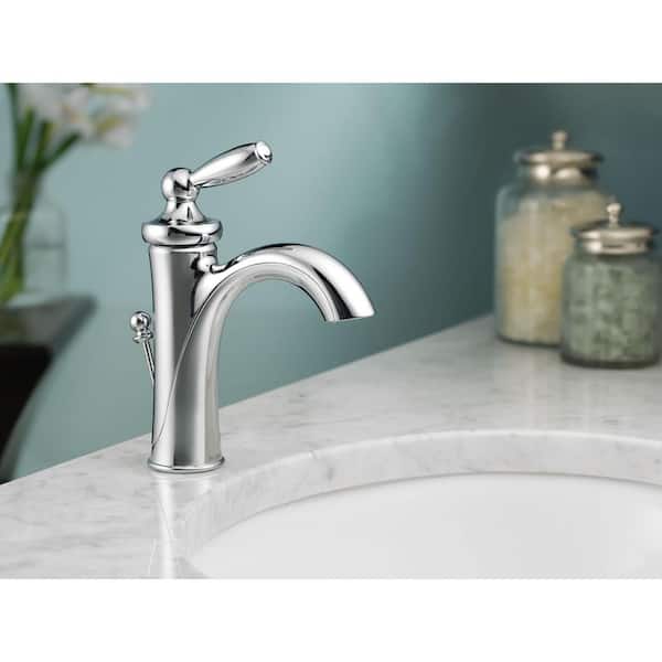 Brantford Single Hole Single-Handle High-Arc Bathroom Faucet in Chrome