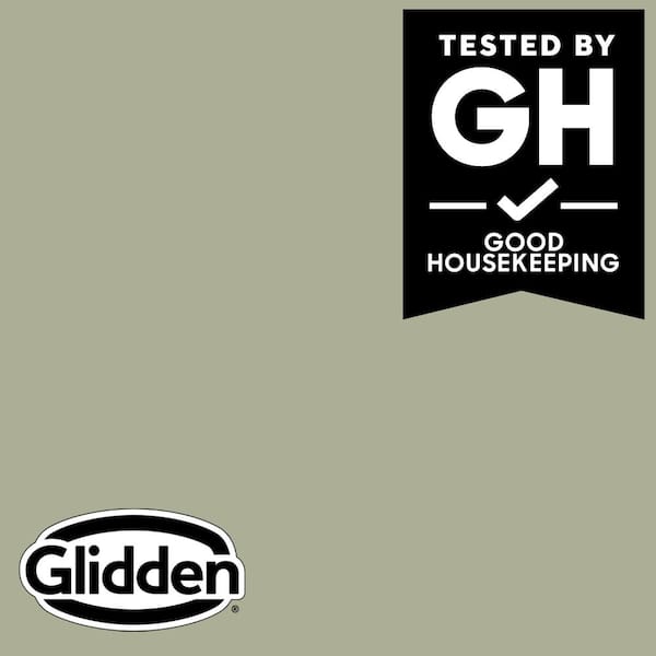 Glidden Premium 1 gal. PPG1125-4 Olive Sprig Satin Interior Paint