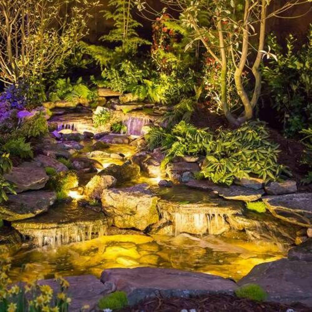 Bronze Low Voltage Metal Underwater Spotlight Pack