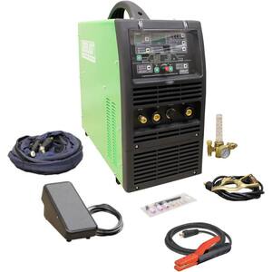 PowerTIG 400EXT 400 Amp 1/3 Phase 240-Volt AC Input Digital AC/DC TIG/Stick Welder with High Freq and Lift TIG Start