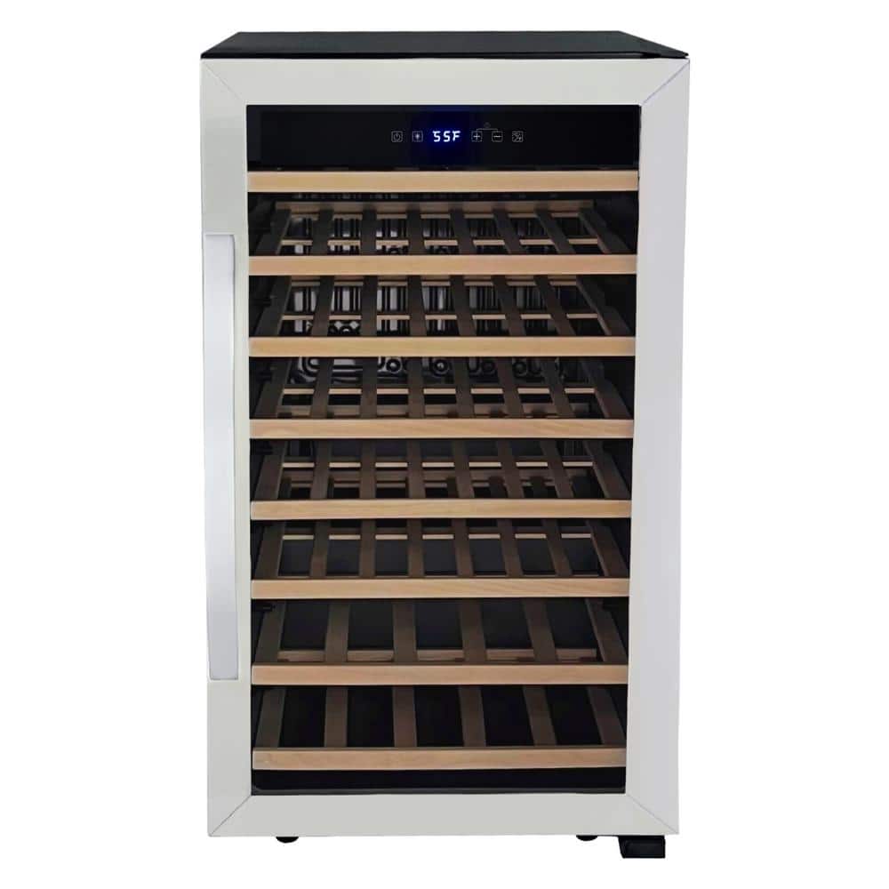 Stainless Steel Single Zone 50 Bottle Wine Refrigerator