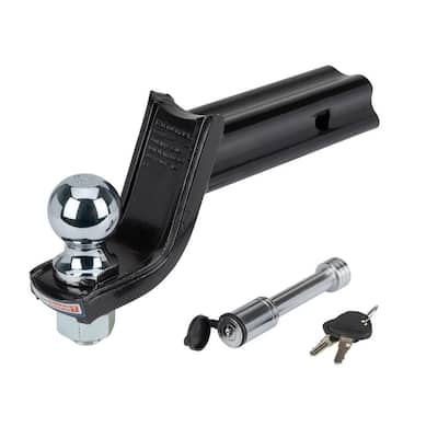 Class 3 5000 lb. "X" Mount Security Kit with 2 in. Ball, 5/8 in. Locking Pin, 3-1/4 in. Drop x 2 in. Rise Ball Mount