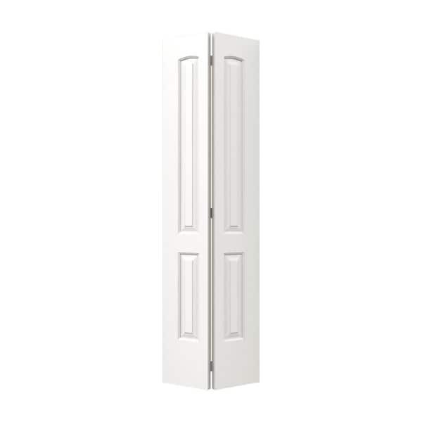 JELD-WEN 24 in. x 80 in. Continental White Painted Smooth Molded Composite Closet Bi-fold Door