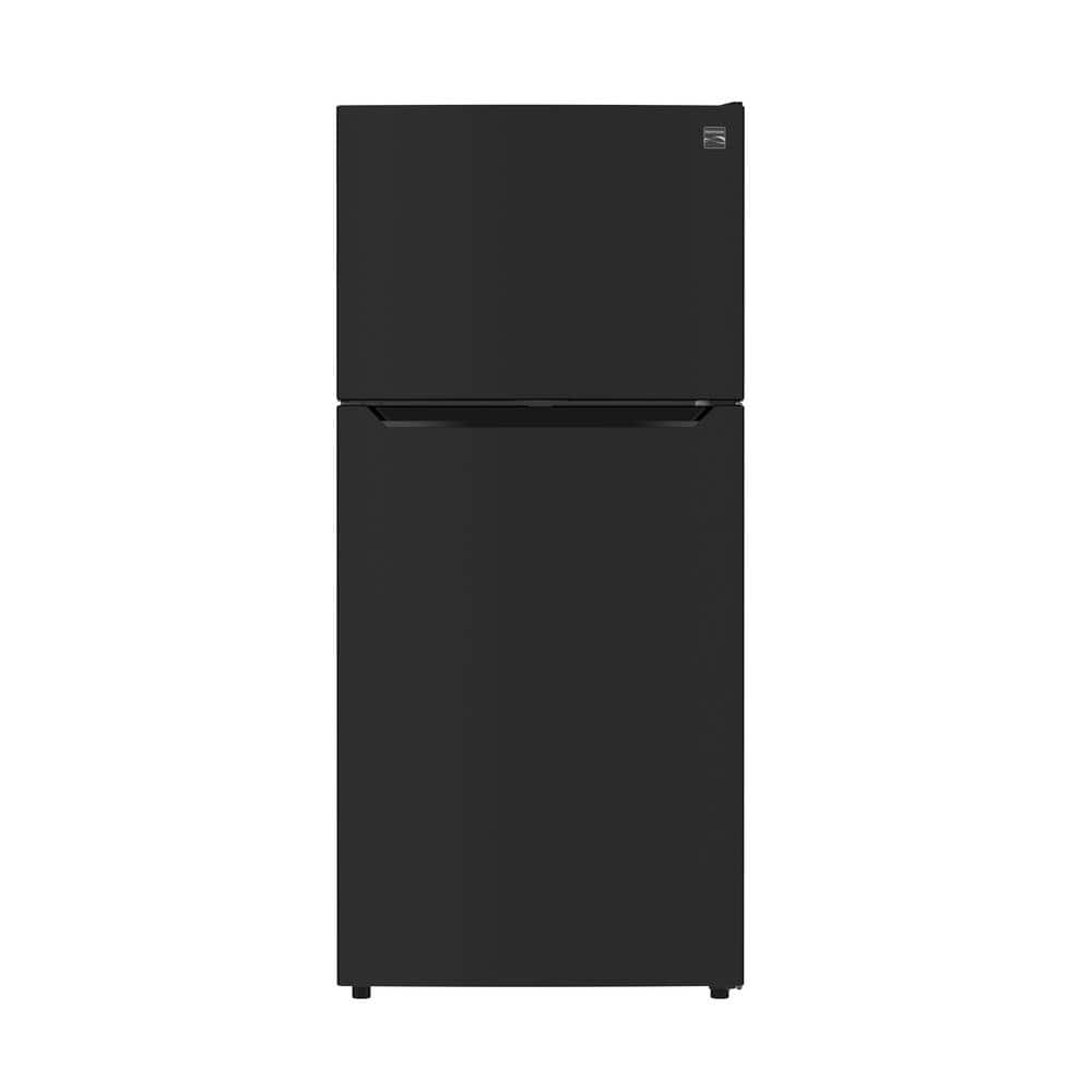 30 in. 20.2 cu. ft. Top Freezer Refrigerator in Black with E-Star