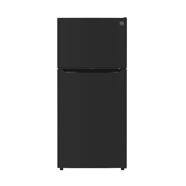 30 in. 20.2 cu. ft. Top Freezer Refrigerator in Black with E-Star