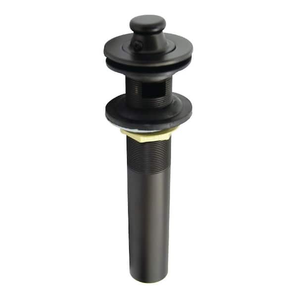 Kingston Brass Fauceture 17-Gauge Lift and Turn Bathroom Sink Drain in Oil Rubbed Bronze with Overflow