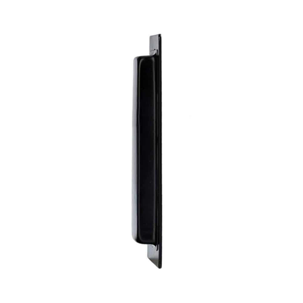 Matte Black Steel Barn Door Finger Pull