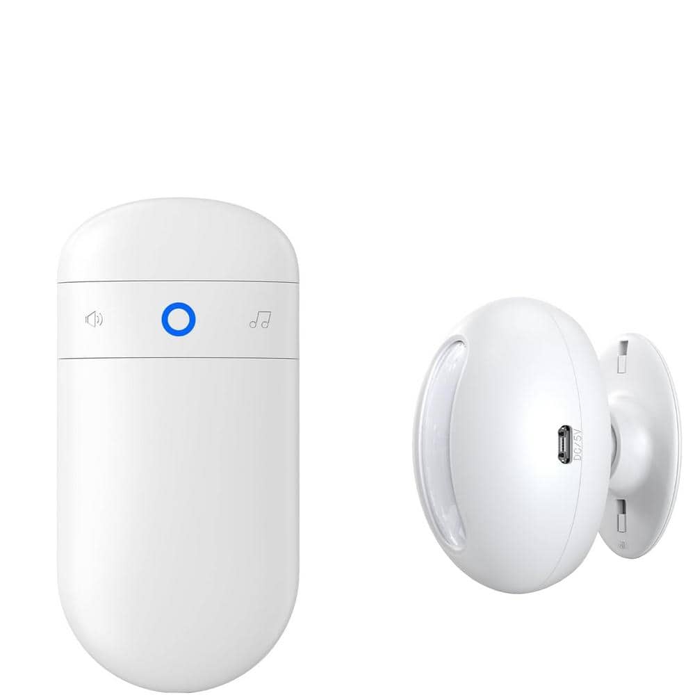 Wireless Motion Sensor Doorbell Door Chime-Indoor Plug-In Motion Detector Alarm for Business/Store with Buzzer price history on PriceWatchPro