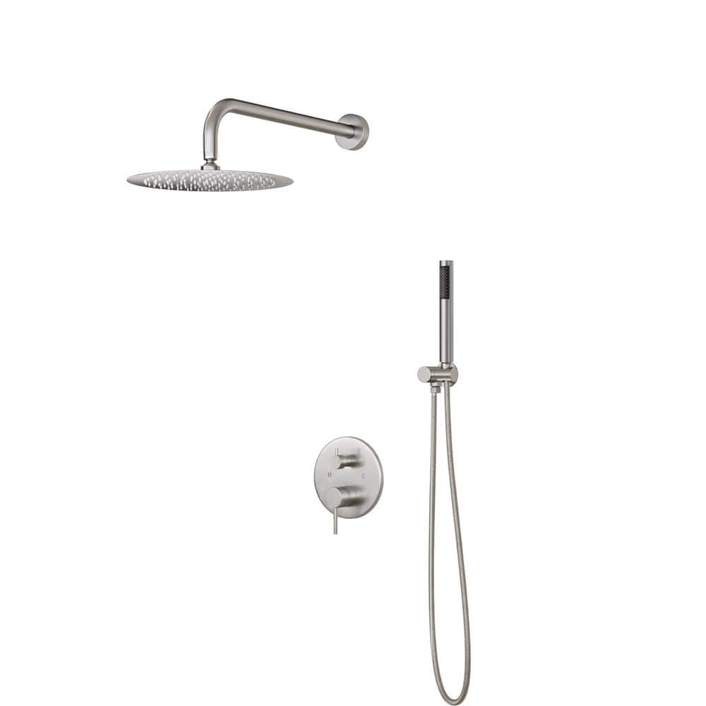 Stainless Steel Concealed Shower Wall Pipe, Connecting Rod Shower