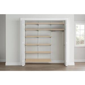 Elfa Classic 4' White Reach-In Clothes Closet Review
