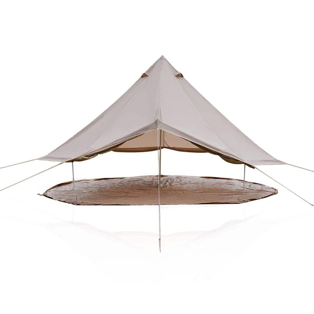 4-Season 13.1 ft. Beige Bell Tent with Stove Jack, Waterproof Glamping Yurt Tent, 8-Person Camping Tent price history on PriceWatchPro