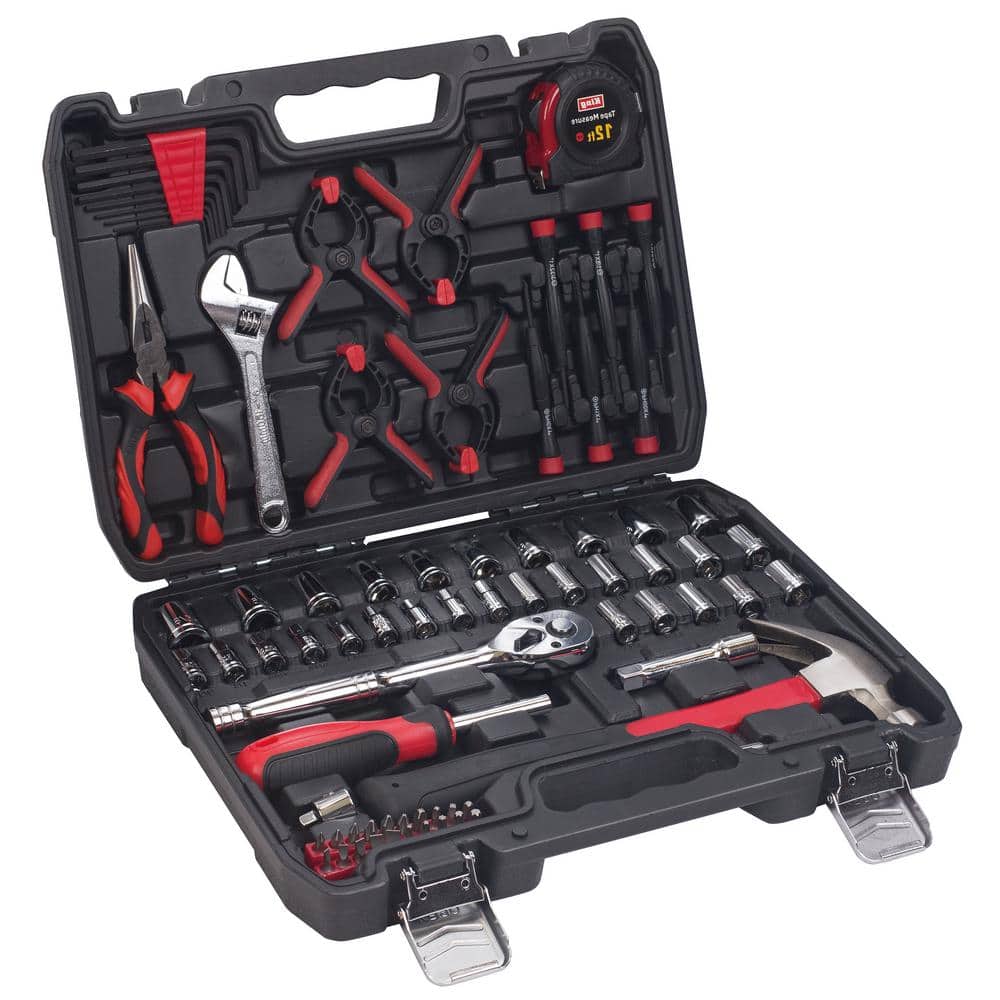 KING 77-Piece Household Tool Set 1560-0 - The Home Depot