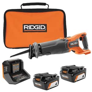 18V Brushless Cordless Reciprocating Saw with (2) 4.0 Ah Batteries, 18V Charger, and Bag