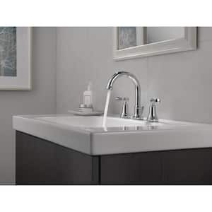 Chamberlain 8 in. Widespread 2-Handle Bathroom Faucet in Chrome