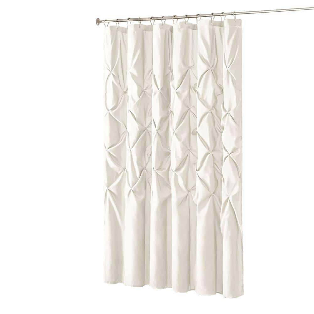 72 in. W x 72 in. L Polyester Shower Curtain Bath Curtain in White price history on PriceWatchPro