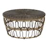 Hampton Bay GIA Round Wicker Outdoor Accent Table 735.2370.00 - The ...