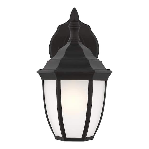 Generation Lighting Bakersville 1-Light Black Outdoor Wall Lantern