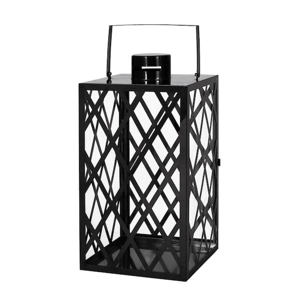 2024 お歳暮【公式】 - 人気ブランド Glitzhome 9.75 Outdoor Powered Solar Wire Metal Black H in. トップス