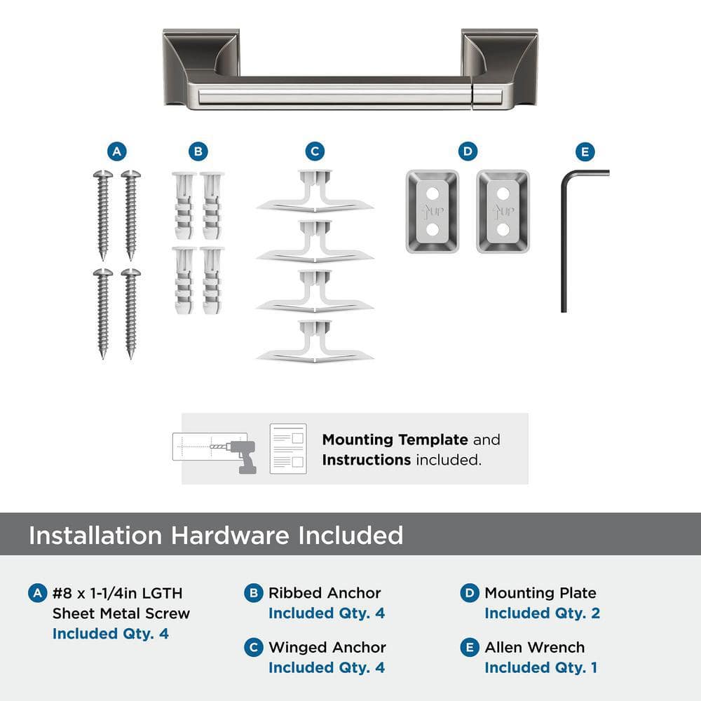Brushed Nickel Pivoting Double Post Toilet Paper Holder